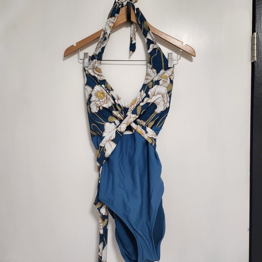 cupshe one-piece floral bathing suit‎